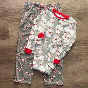 Carter's Snowman 2-Piece Pajama Set + Candy Cane Fleece Pants